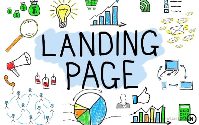 Landing Page_ Where visitors lend by clicking CTR.